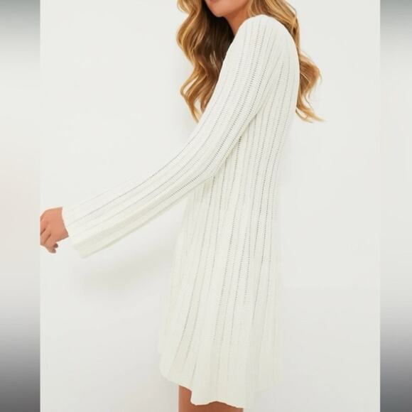 New Tuckernuck POMANDER PLACE Ivory Adi Knit Dress medium - Picture 3 of 7